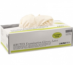 Перчатки KRUTEX, смотровые латекс, XL, 100 шт., арт.260769